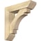 Ekena Millwork Merced Slat Rough Sawn Bracket w/ Offset Brace, Douglas Fir, 6"W x 22"D x 22"H BKT0604X22X22MRC06RDF - alternate 1